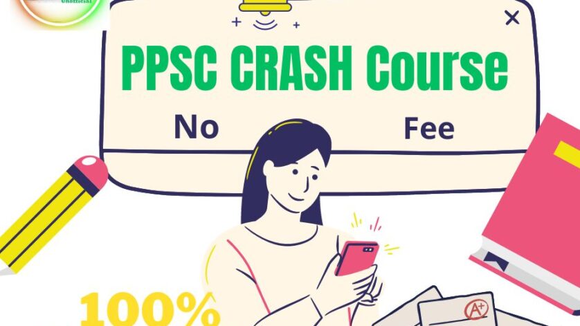 PPSC Crash Course with new trends in 2 months