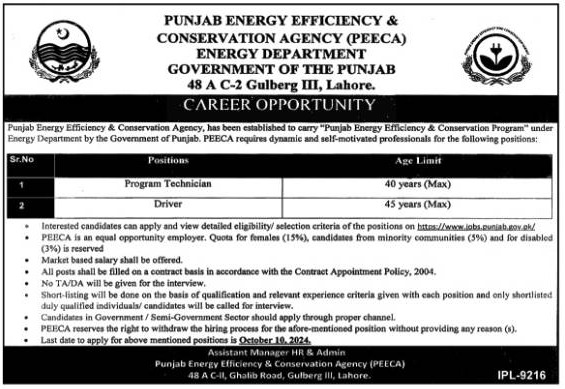 Energy Department Jobs 2024