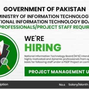 National IT Board Jobs NITB Jobs