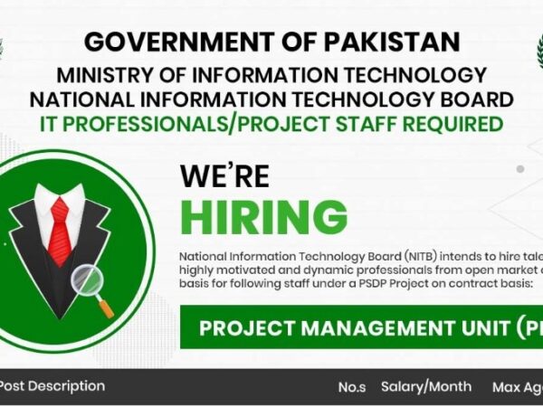 National IT Board Jobs NITB Jobs