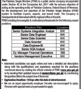 PSW Jobs 2024