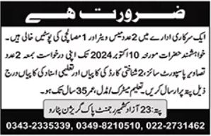 Pakistan Army Jobs 2024